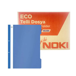 Noki Eco Telli Dosya 50'li Paket - Mavi (16 Adet) resmi