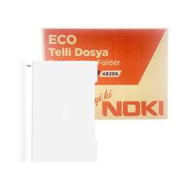 Noki Eco Telli Dosya 50'li Paket - Beyaz (16 Adet) resmi