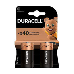Duracell Alkaline C Orta Boy Pil LR14 / MN1400 2'li Paket