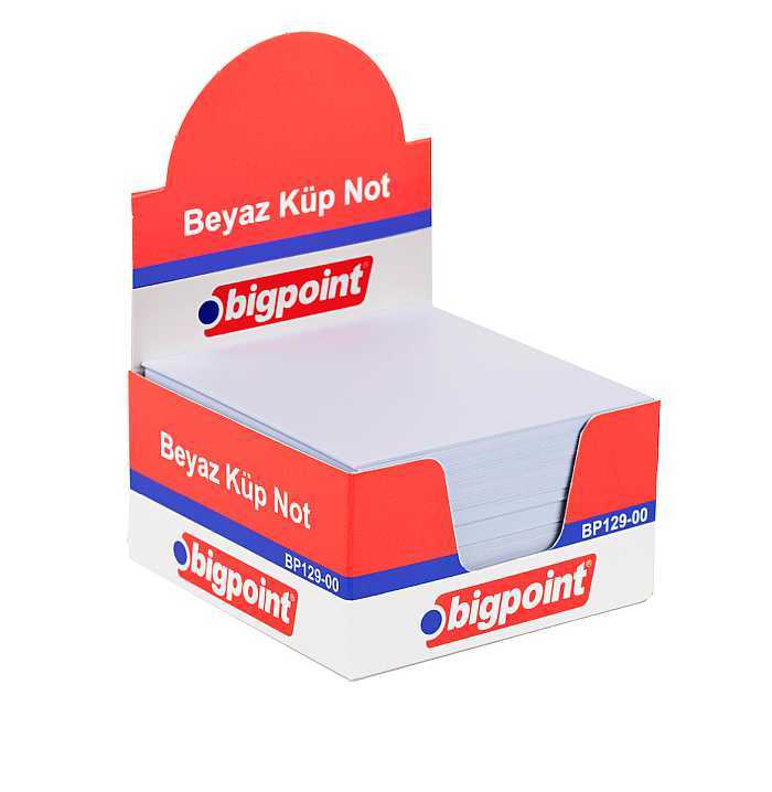 Bigpoint Küp Bloknot 8x8 500 Yaprak BP129-00