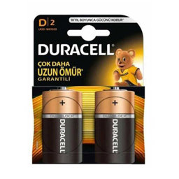 Duracell Alkaline D Büyük Boy Pil LR20 / MN1300 2'li Paket