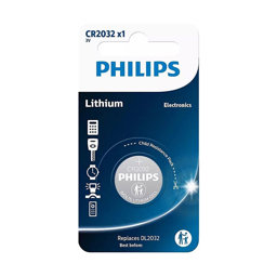 Philips CR2032 Düğme Pil 3 V 1 Adet resmi