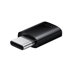 Samsung USB Type-C to MicroUSB Adapter Dönüştürücü - 3Lü Paket Siyah resmi