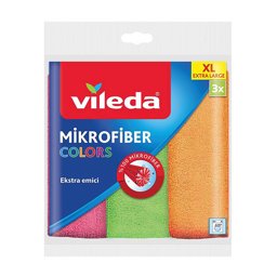 Vileda Style Mikrofiber Bez Colors 3'lü XL resmi