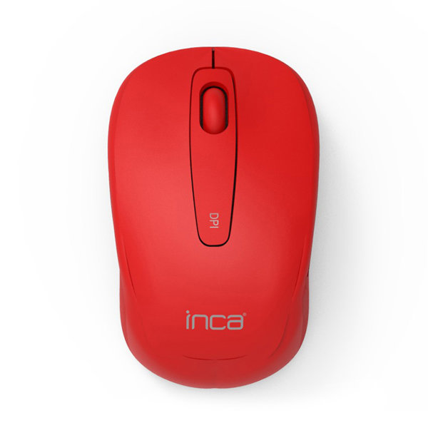 Inca IWM-331RK Kablosuz Mouse - Kırmızı resmi