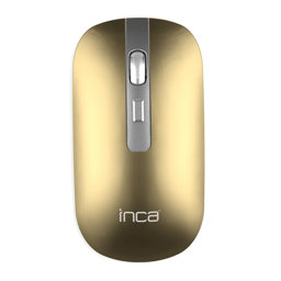 Inca IWM-531RS Şarj Edilebilir Kablosuz - Bluetooth Mouse - Metalik Gri resmi