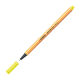 Stabilo 88/24 Point Keçe Uçlu Kalem 0.4 mm - Limon Sarı resmi