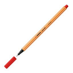 Stabilo 88/40 Point Keçe Uçlu Kalem 0.4 mm - Kırmızı resmi
