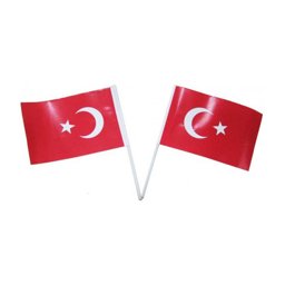 Seçkin Alpaka Sopalı Türk Bayrağı 30 x 45 cm 10 Adet resmi