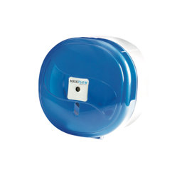 Maxiflow Cimri Tuvalet Kağıdı Dispanseri Plastik Şeffaf Mavi Çap:25 cm 30978 resmi