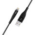 Ttec 2DKX01LS ExtremeCable Ekstra Dayanıklı Lightning iPhone Şarj Kablosu 2A/10W 150 cm - Siyah, Resim 6