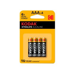 Kodak Xtralife Alkalin AAA Kalem Pil 4 Adet resmi