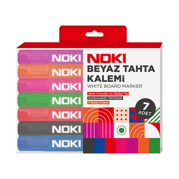 NOKİ BEYAZ TAHTA KALEMİ KIRMIZI