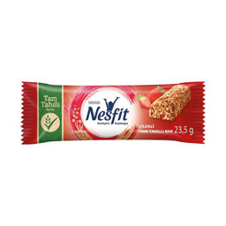 Nestle Nesfit Çilekli Tam Tahıllı Bar 23,5 Gr. (16 Adet) resmi