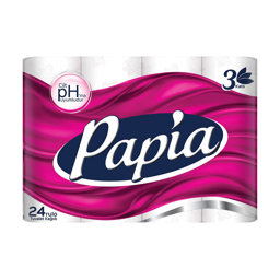 Papia Tuvalet Kağıdı Üç Katlı 24 Adet resmi
