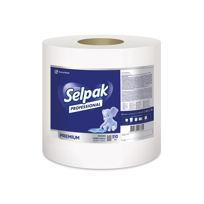 Selpak Professional Kağıt Havlu Jumbo Premium 510 mt 7905593 resmi