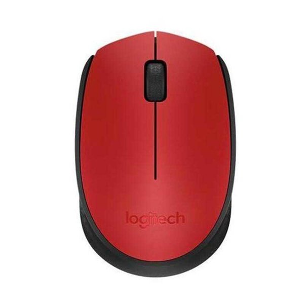 Logitech M171 Kablosuz Optik Mouse 1000 DPI - Kırmızı