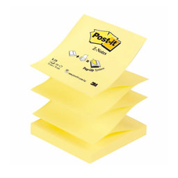 3M Post-it Yapışkanlı Not Kağıdı Sarı Z Not 76x76 R-330 resmi