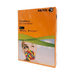 Xerox Symphony Renki Fotokopi Kağıdı A4 80 gr 500 Adet - Turuncu resmi