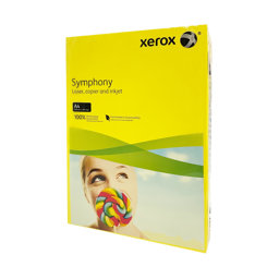Xerox Symphony Renkli Fotokopi Kağıdı A4 80 gr 500 Adet - Sarı resmi
