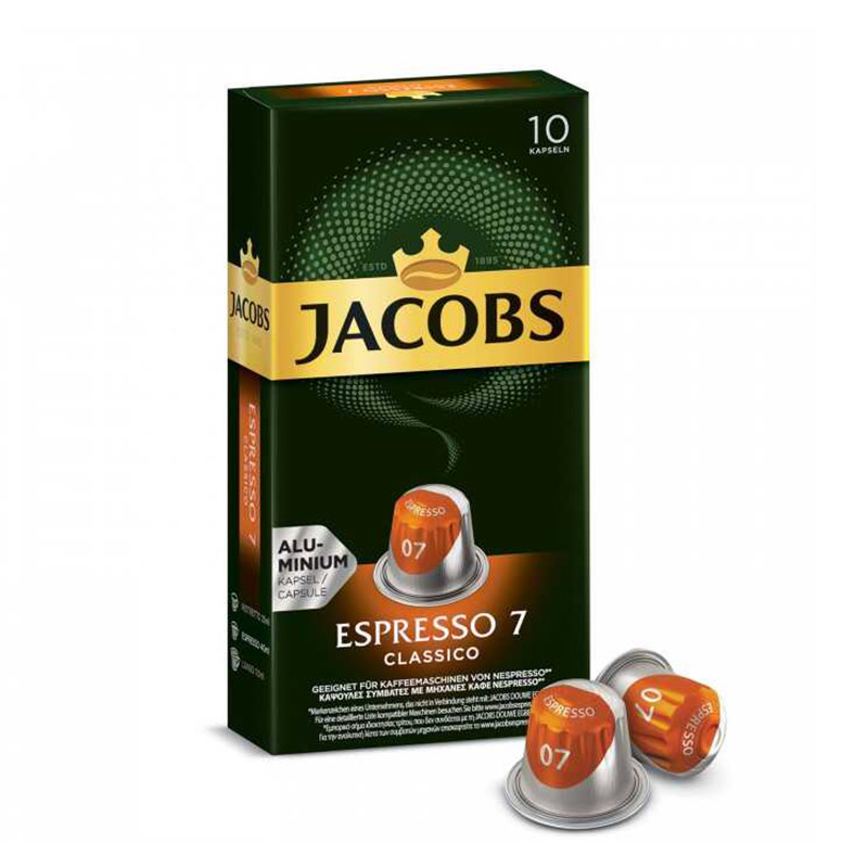 Jacobs Espresso 7 Classic Kapsül Kahve 10 Lu 4057017 resmi