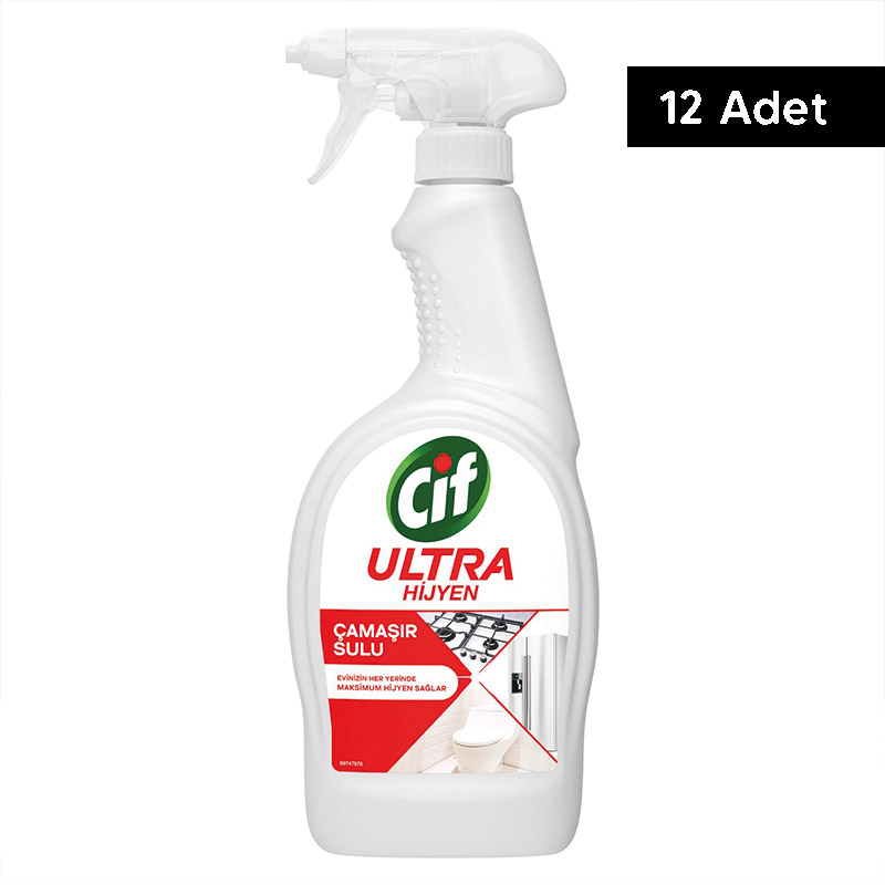 Cif Ultra Hijyen Sprey Temizleyici 750 ml (12 Adet) resmi