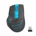 A4 Tech FG30 Kablosuz Optik Mouse USB 1200/1600/2000 DPI 2.4GHz Mavi, Resim 1