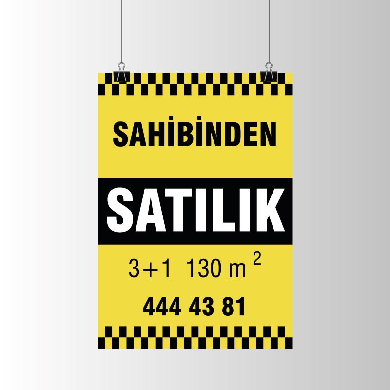 Satılık - Kiralık Afiş resmi