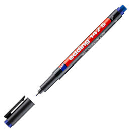 Edding 147S Silinebilir Asetat Kalemi Silgili 0.3 mm - Mavi