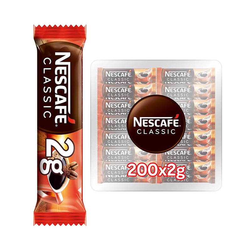 Nescafe Classic Çözünebilir Kahve 2 g 200'lü Paket (5 Adet) resmi