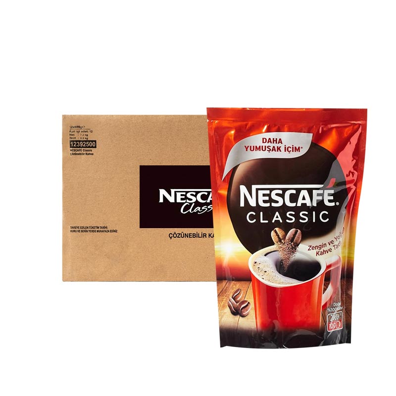 Nescafe Classic Çözünebilir Kahve 200 gr (6 Adet) resmi