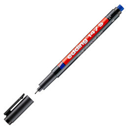 Edding 147S Silinebilir Asetat Kalemi Silgili 0.3 mm - Siyah