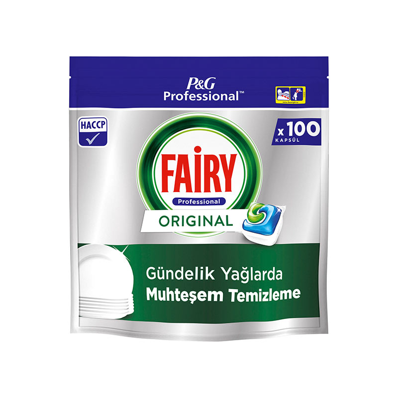 Fairy Orijinal Hepsi Bir Arada Bulaşık Tableti 100'lü Paket resmi