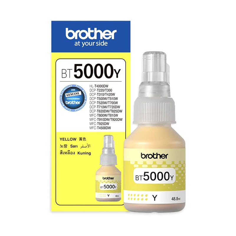 Brother BT5000Y Yellow Sarı 5.000 Sayfa Şişe Mürekkep resmi