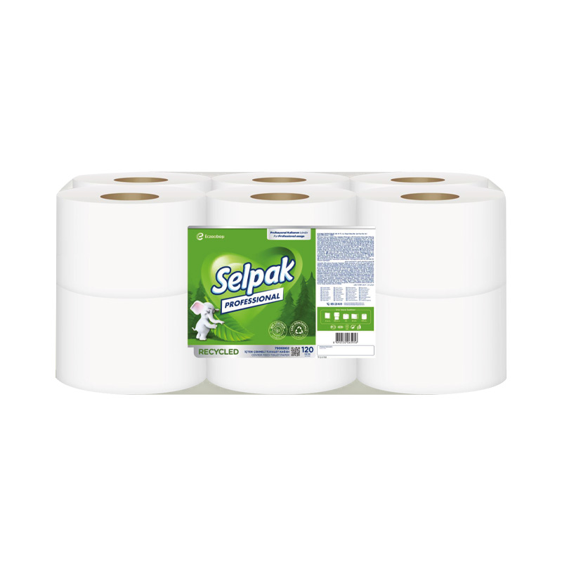 Selpak Pro İçten Çekmeli Recycled 120 Mt 7906902 resmi