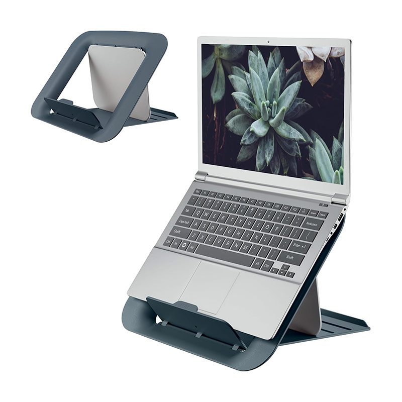 Leitz Ergo Cosy Ayarlanabilir Laptop Standı Kadife Gri resmi