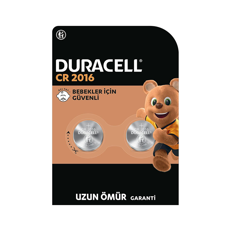 Duracell 2016 Lityum Düğme Pil 3 Volt 2'li Paket resmi