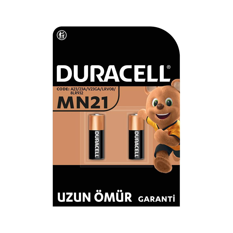 Duracell Özel Pil 12 Volt MN21 2 li Paket resmi