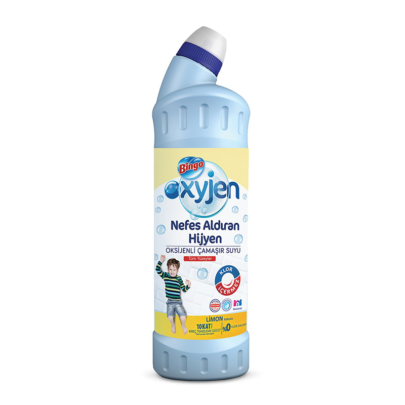 Bingo Oksijen Çamaşır Suyu Limon 750 ml resmi