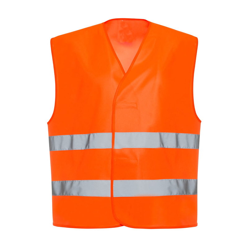 İş Güvenliği İkaz Yeleği Fosforlu Yelek Turuncu XL resmi