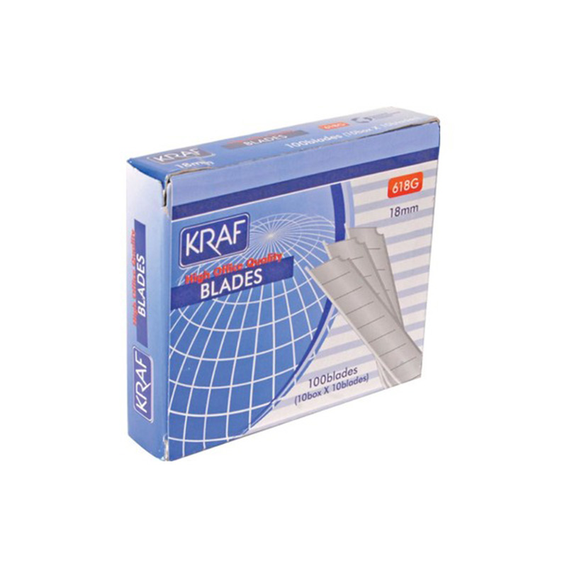 Kraf 618G Maket Bıçağı Yedeği Geniş 10'lu (10 Adet) resmi