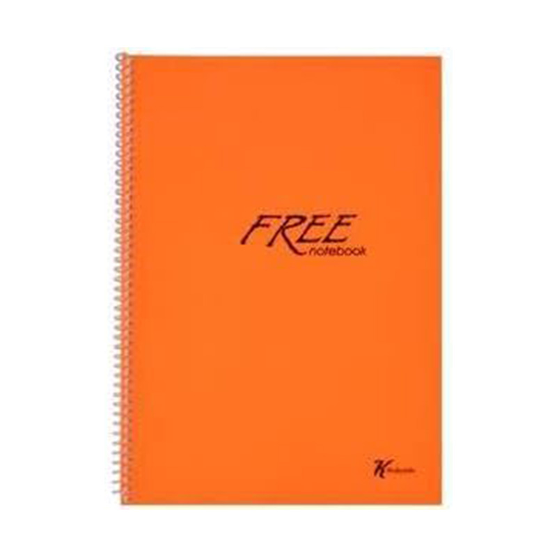 Keskin Color Free Defter PP Kapak Spiralli A4 80 Yaprak Kareli resmi