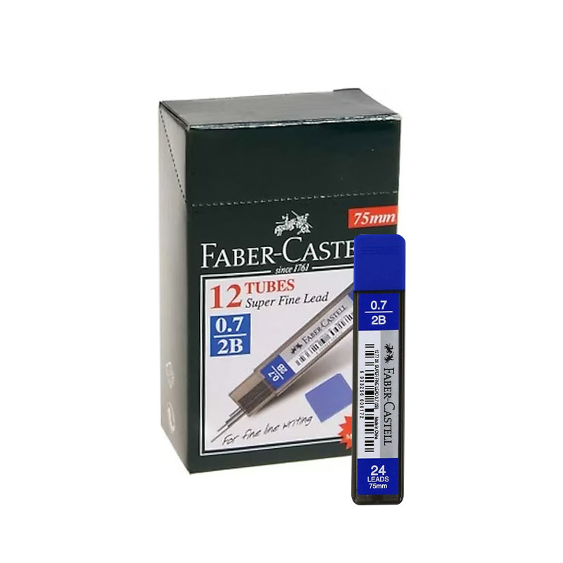 Faber Castell Kalem Ucu Min 2B 0.7 75 mm (12 Adet) resmi
