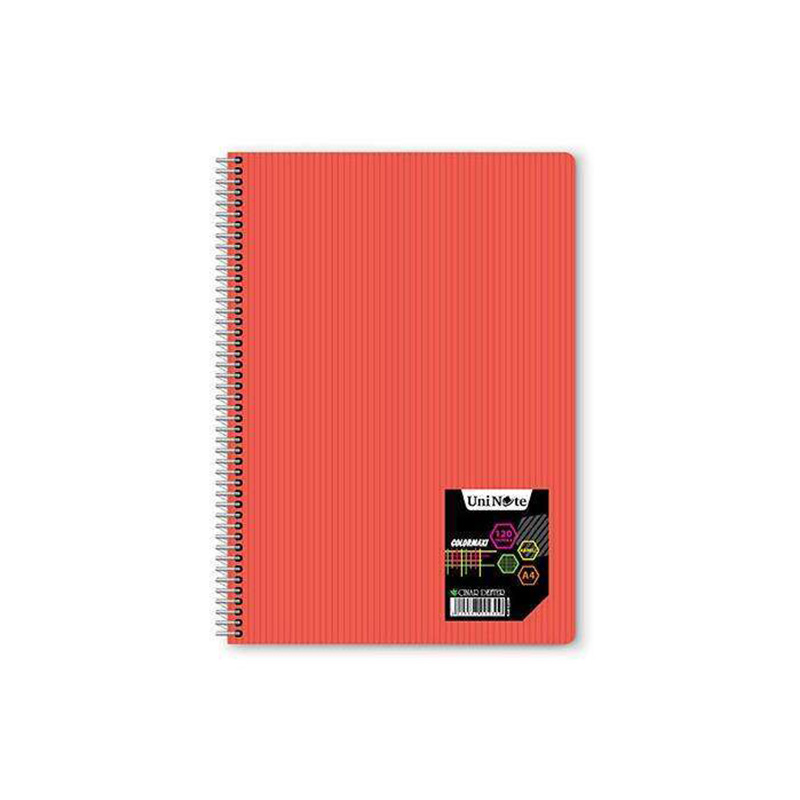 Çınar Colormaxi Spiralli PP Defter A4 72 Yaprak Çizgili resmi