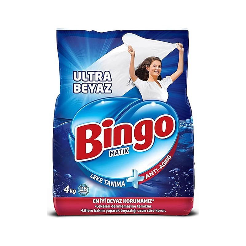 Bingo Matik Ultra Beyaz Toz Deterjan 4 kg resmi