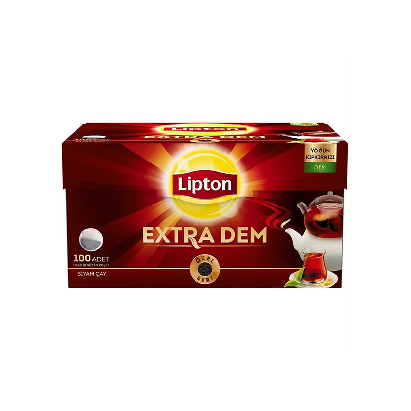 Lipton Extra Demlik Poşet Çay 3,2 gr 100'lü resmi