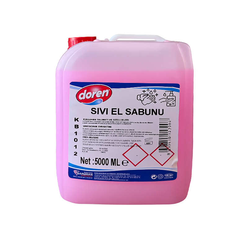 Doren Sıvı El Sabunu Pembe 5 lt resmi