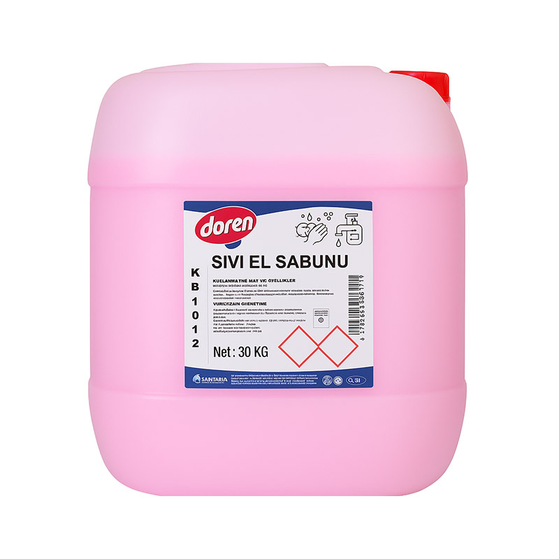 Doren Sıvı El Sabunu Pembe 30 kg resmi