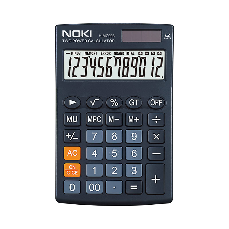 Noki H-MC008 Masaüstü Hesap Makinesi 12 Haneli resmi