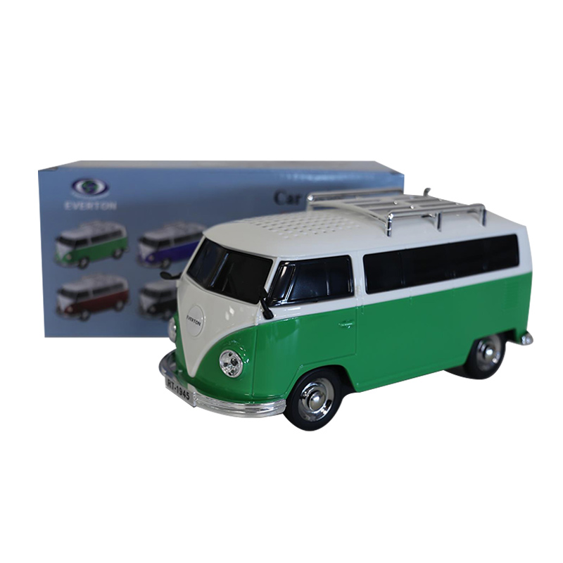 Everton RT-1945 Yeşil Arabalı Bluetooth Fm Usb Aux Şarjlı Nostaljik Radyo resmi